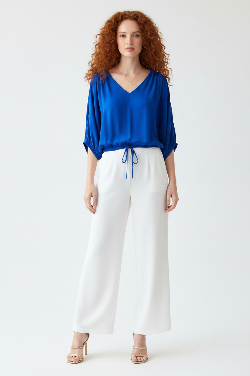 Royal Blue Top — Front