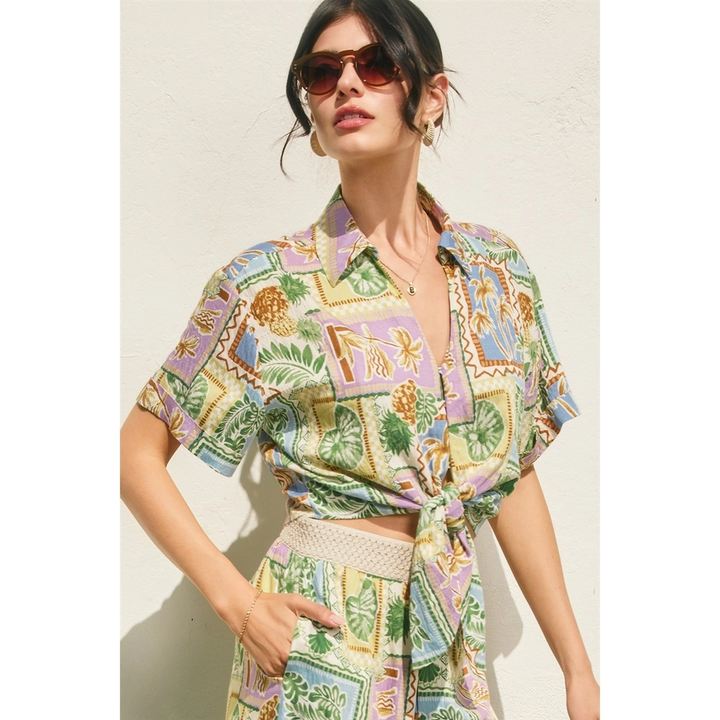 Offshore Tie Front Shirt