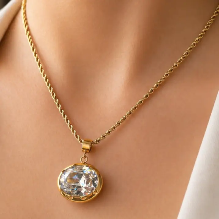 Rope and Shine Gold Necklace