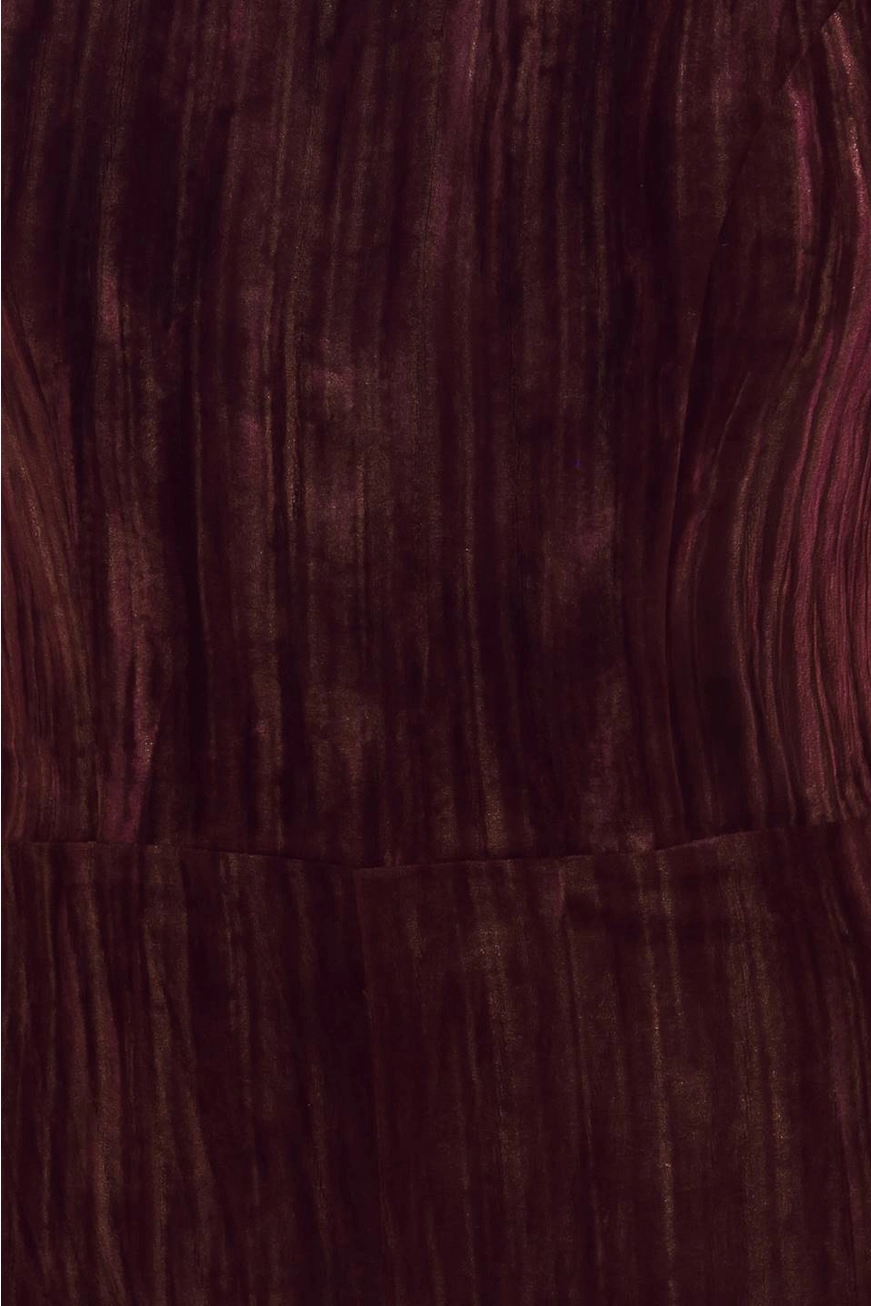 A Textured Velvet Jumpsuit