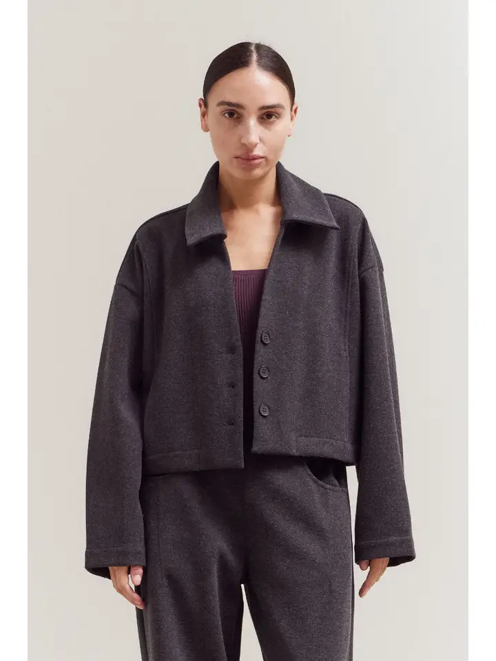 Bella Short Wool Collar Jacket