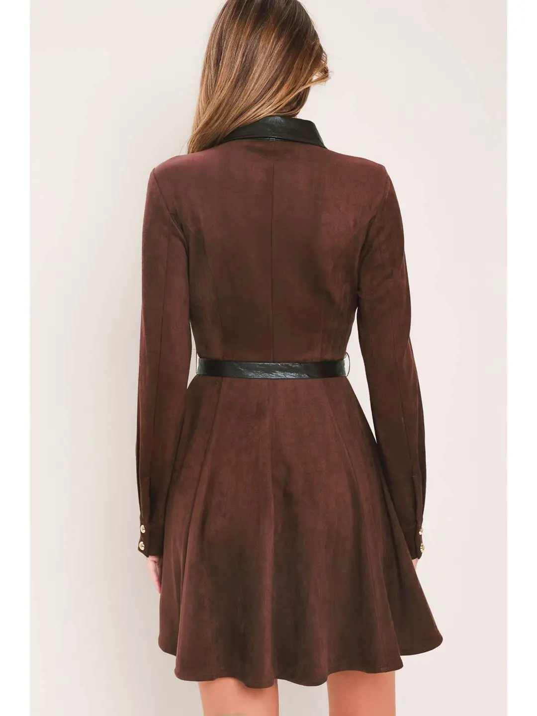 Sutton Faux Suede Mini Dress