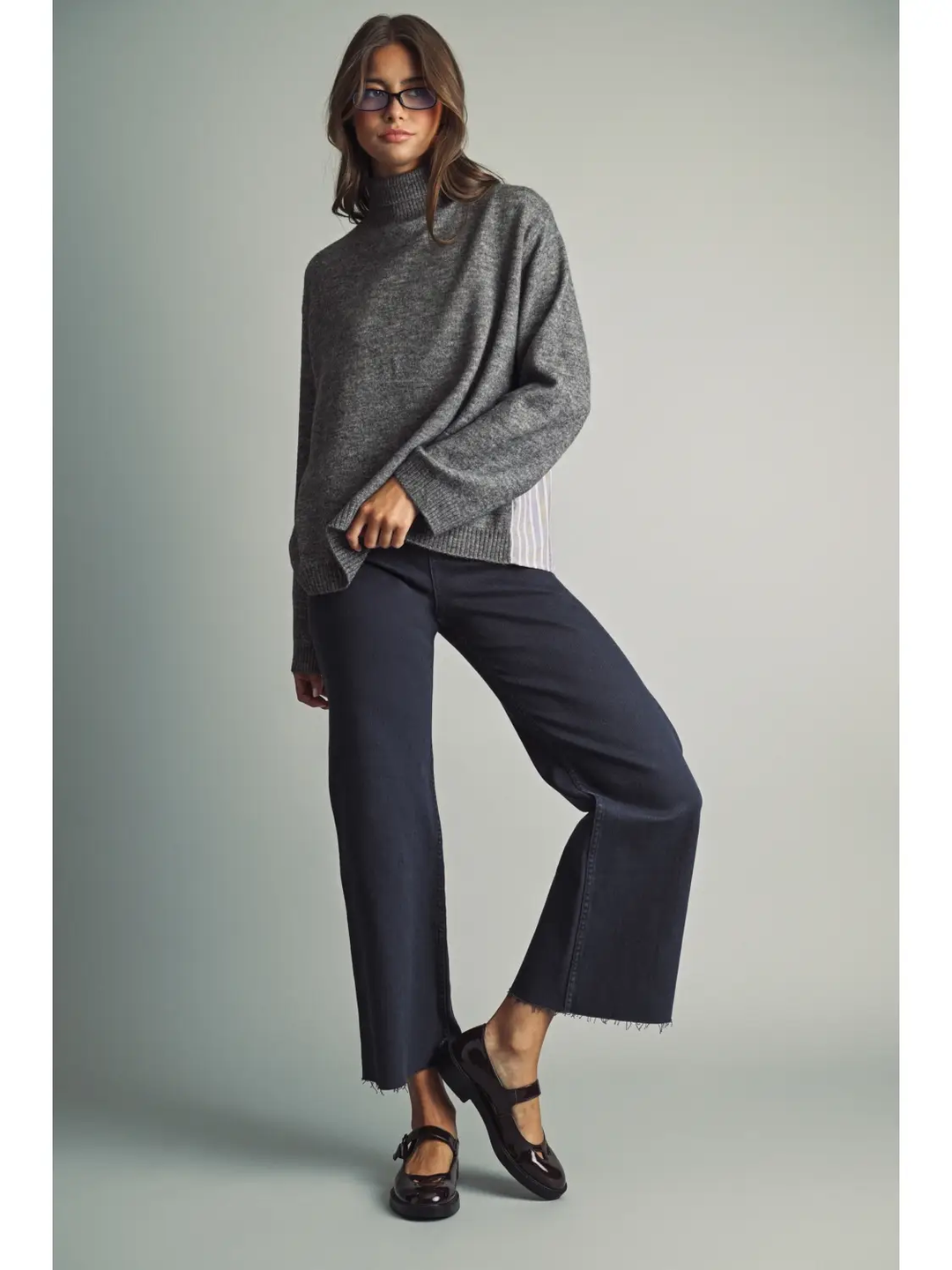 Turtle Neck Sweater Top