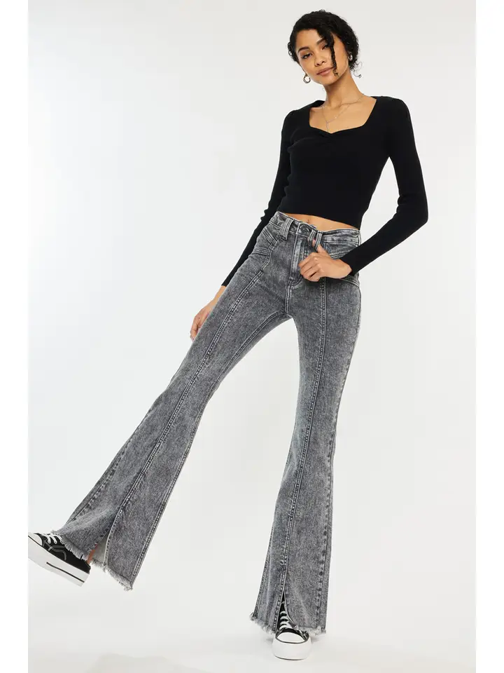 Reya High Rise Flare Jeans