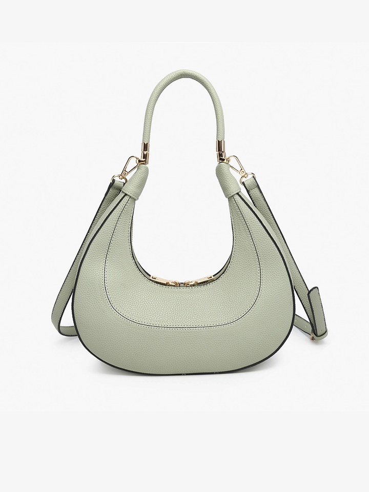 Clara Crescent Shoulder Bag w/ Convertible Straps
