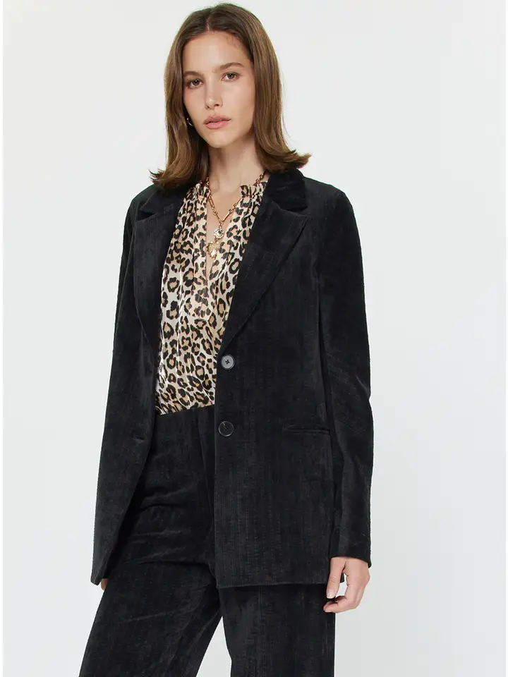 Cali Corduroy Single Breasted Blazer