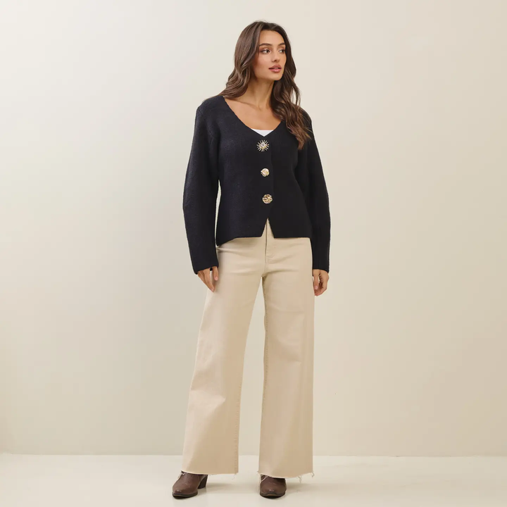 Jewel Botton Cardigan