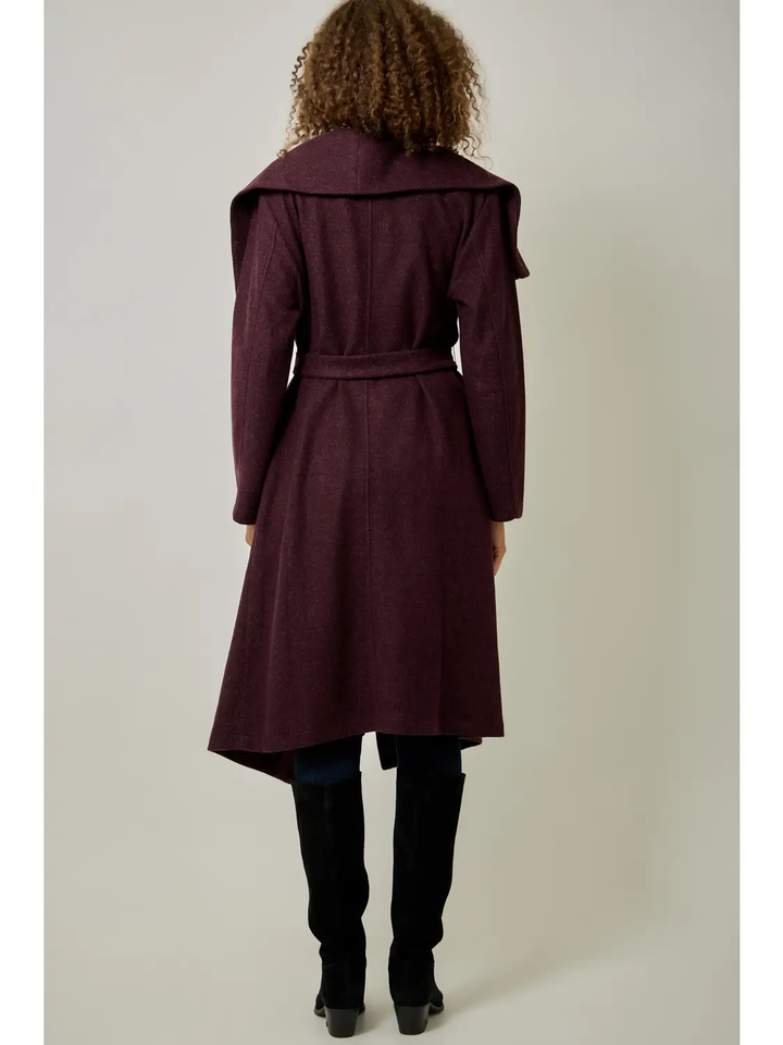 Shawl Collar Long Coat