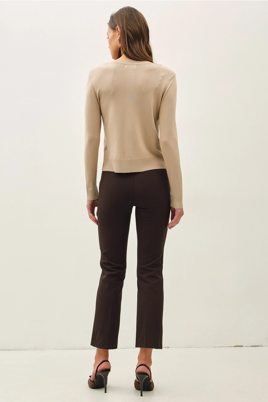 Ultra Soft Essential Crewneck Cardigan(available in black, spruce & tan)
