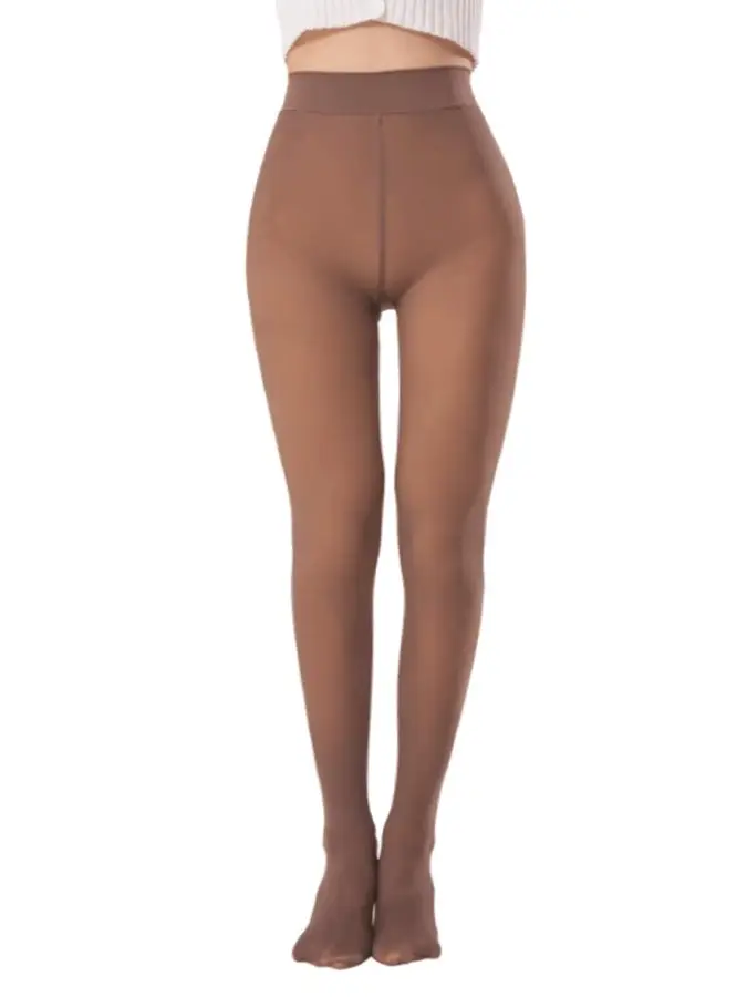 Winter Warm Fleece Tights Hosiery with Sculpting Butt