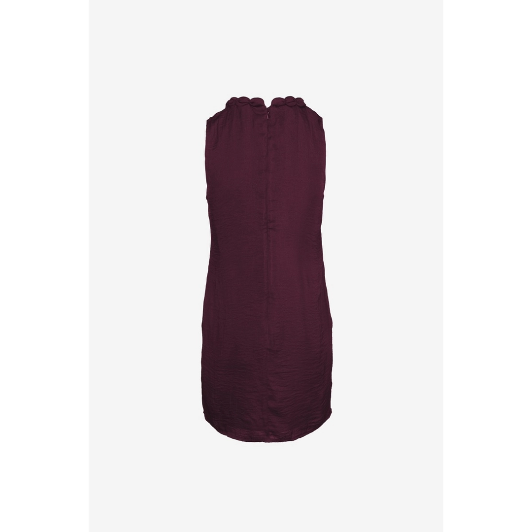 Nora Neckline Accent Mini Shift Dress