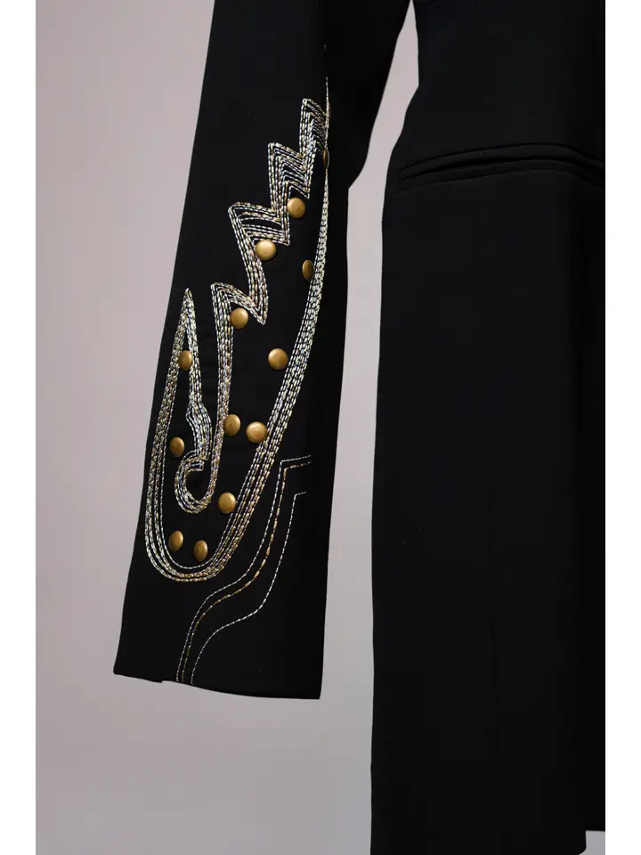 Rodeo Riviera Embroidered Tunic Blazer