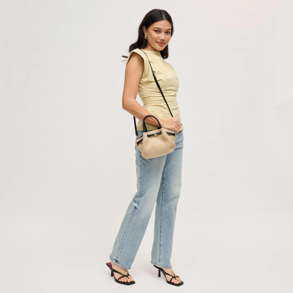 Selena  Straw Crossbody