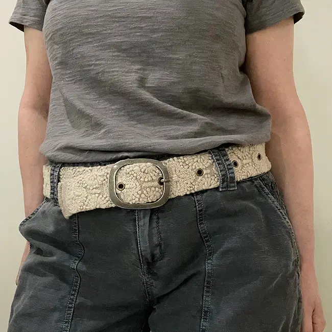 Embroidered Wool Belt ( Many styles & colors!)