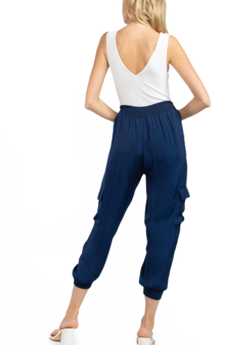 Nadia Navy Joggers - Beciga